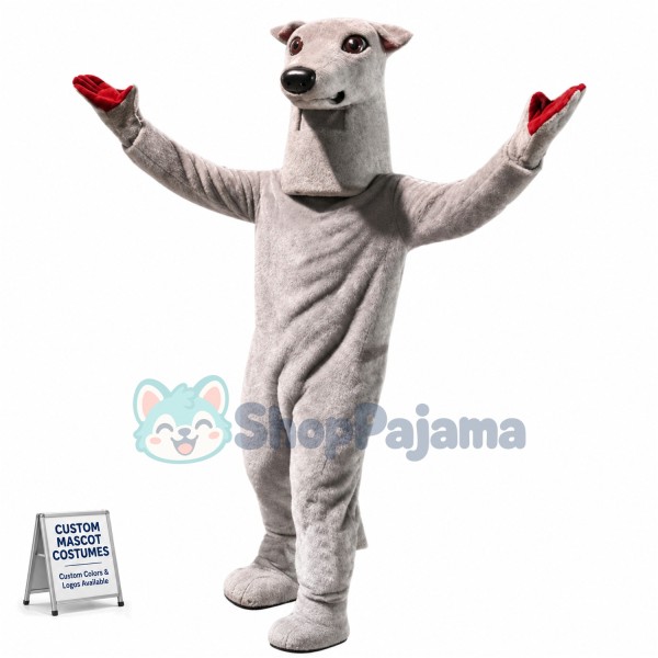 Sport Greyhound Mascot Costume