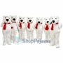 Superb Christmas Polar Bear Mascot Costume