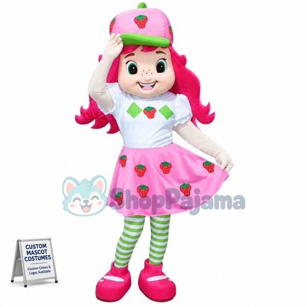 Strawberry Shortcake Mascot Costume