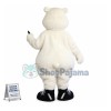Superb Cute Polar Bear Mascot Costume