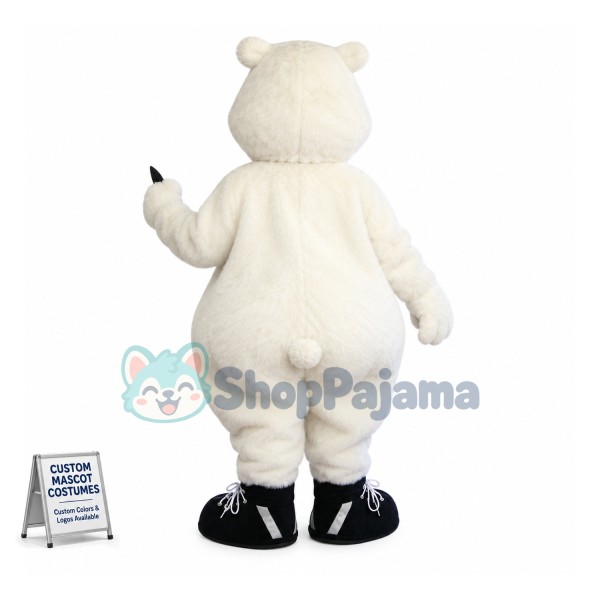 Superb Cute Polar Bear Mascot Costume