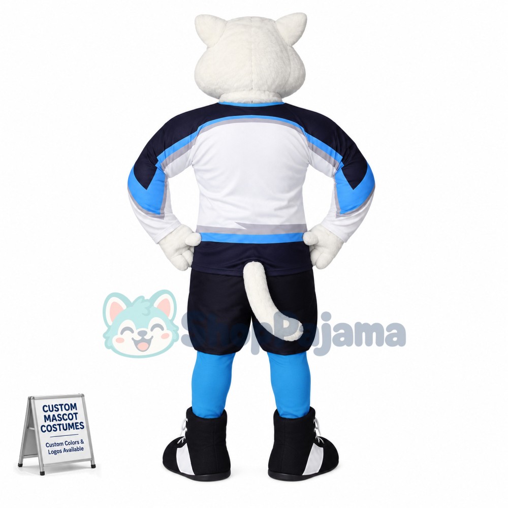 Superb Fierce Polar Bear Mascot Costume