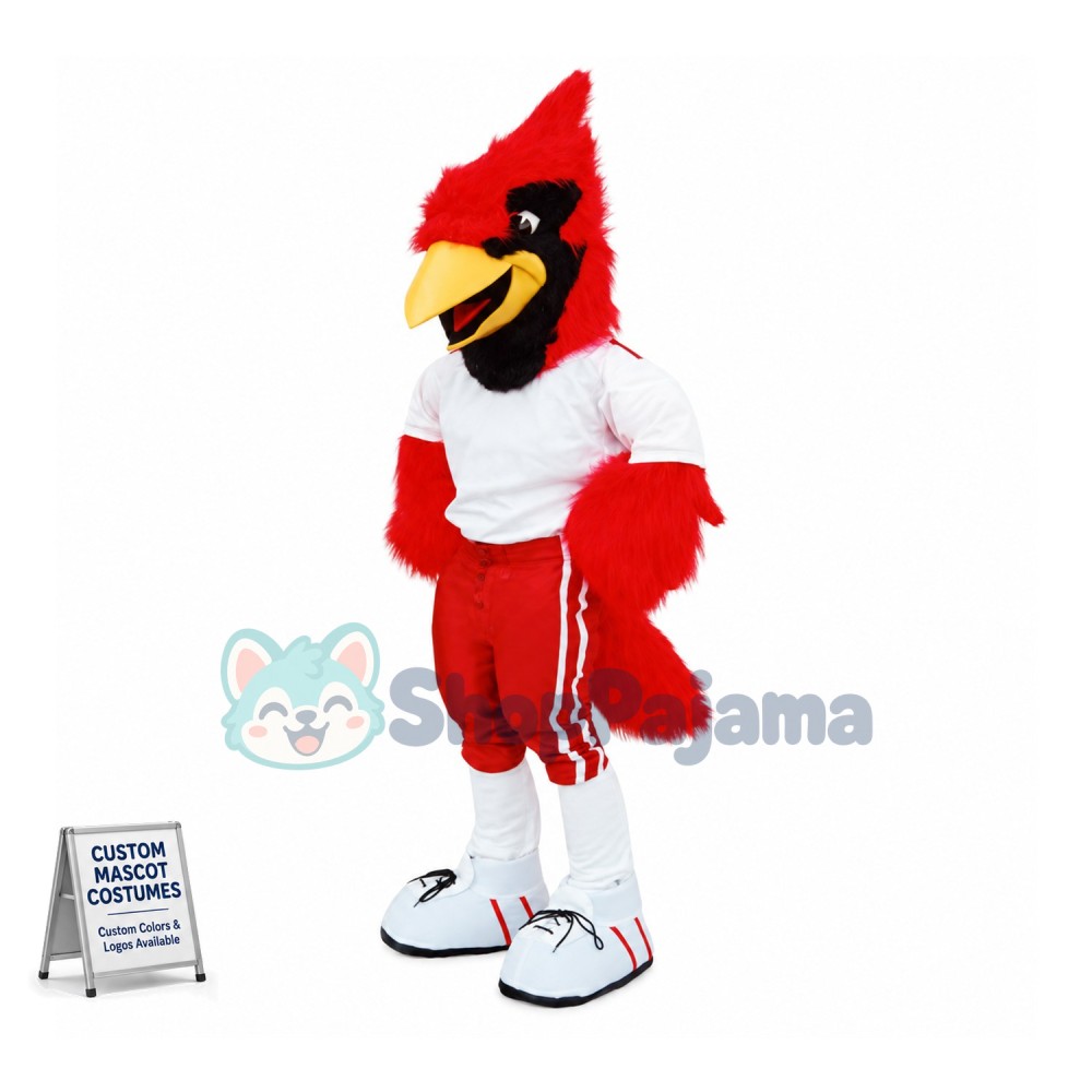 Superb Sport Cardinal Mascot Costume