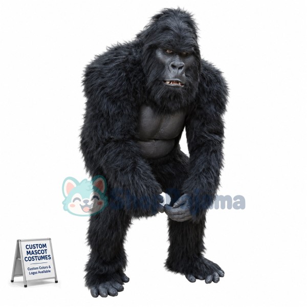 Superb Fierce Gorilla Mascot Costume