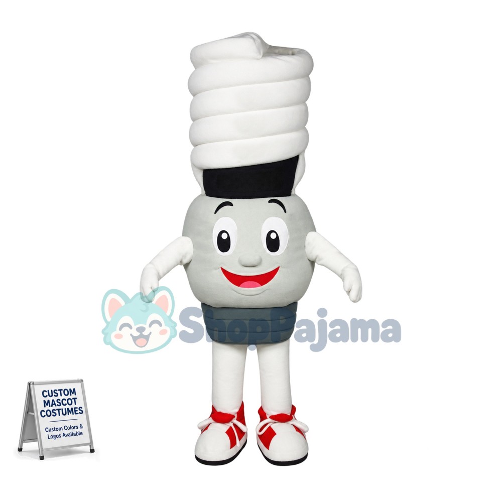 Electricity Saving Lamp Mascot Costume