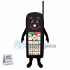 Black Cell Phone Mascot Costume