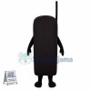 Black Cell Phone Mascot Costume