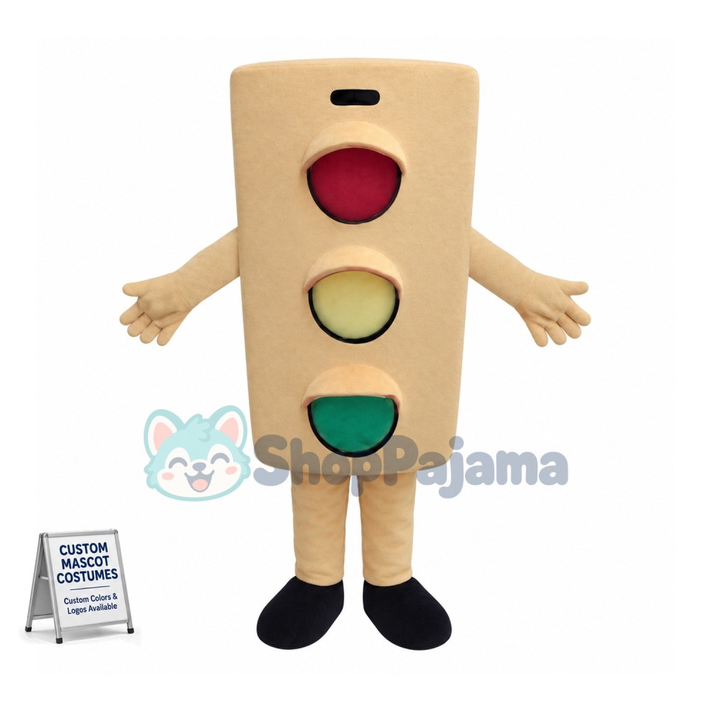 Superb Traffic Light Mascot Costume