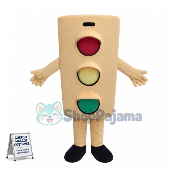 Superb Traffic Light Mascot Costume