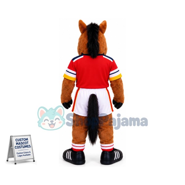 College Sport Mustang Mascot Costume