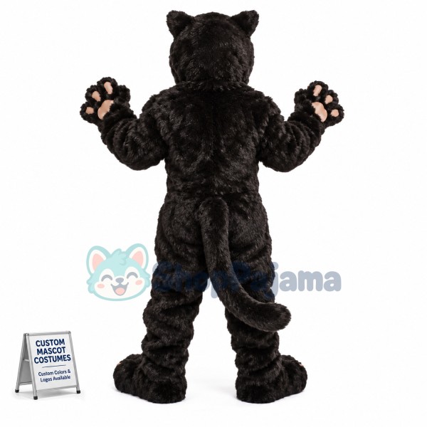 Superb Power Black Panther Mascot Costume