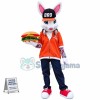 Superb White Rabbit Mascot Costume