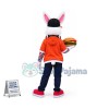 Superb White Rabbit Mascot Costume