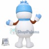 Blue Christmas Snowman Mascot Costume
