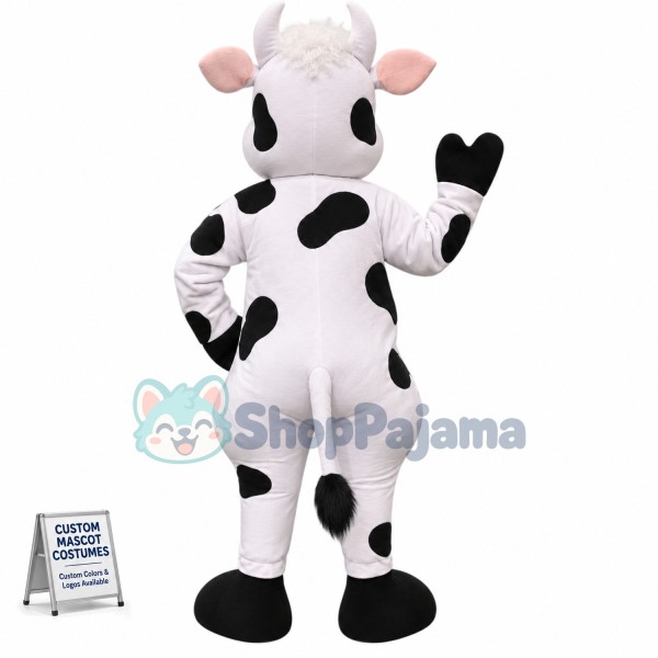 Superb Happy Cow Mascot Costume