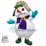 Super Cute Christmas Snowman Mascot Costume