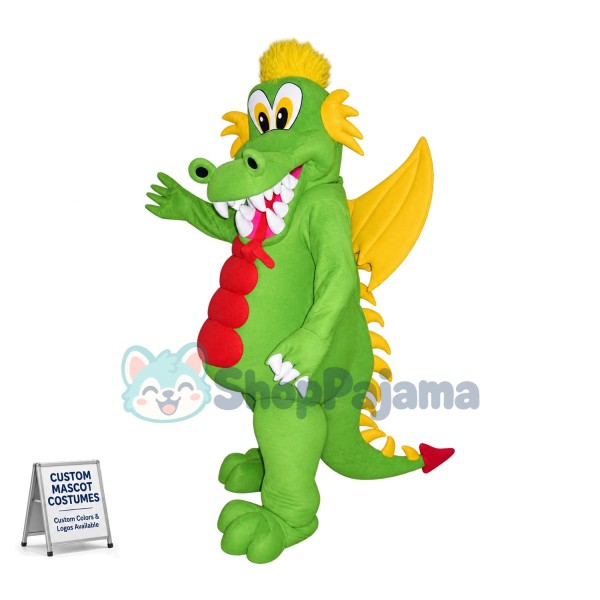 Superb Happy Dragon Mascot Costume