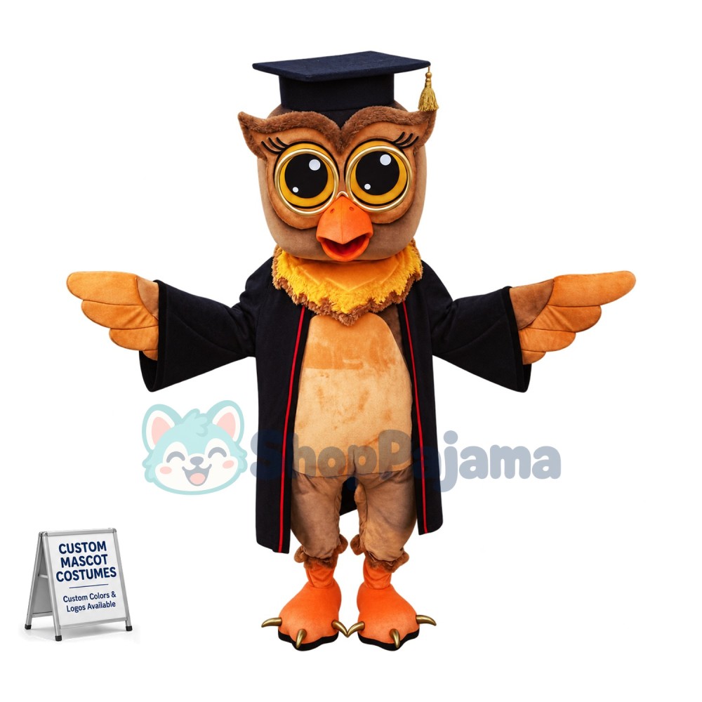 Superb Adult Owl Mascot Costume