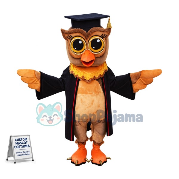 Superb Adult Owl Mascot Costume