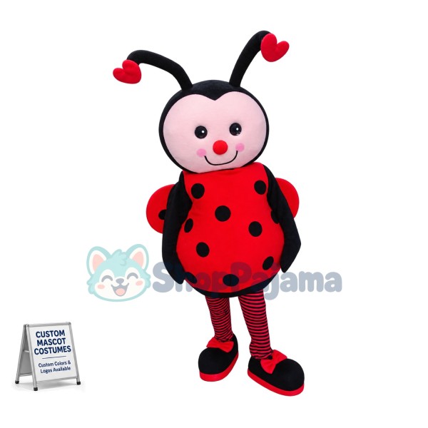 Superb LadyBug Mascot Costume