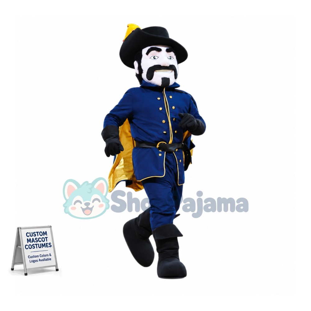 Happy Colonel Mascot Costume