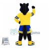 Superb Sport Black Horse Mascot Costume