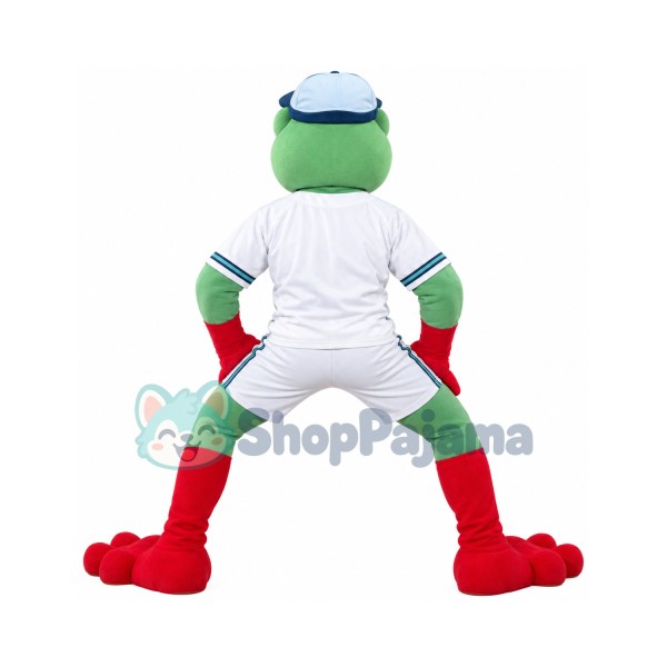 Superb Sport Frog Mascot Costume