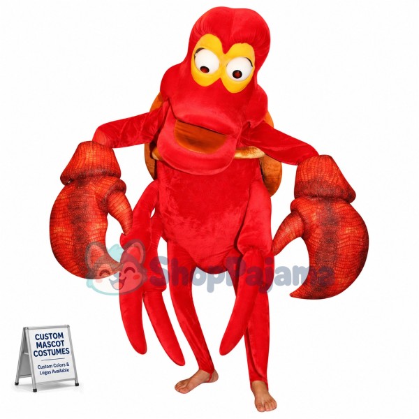 Superb Red Crab Mascot Costume