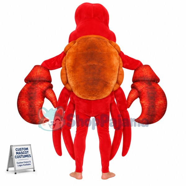 Superb Red Crab Mascot Costume