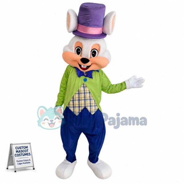Superb Easter Bunny Mascot Costume