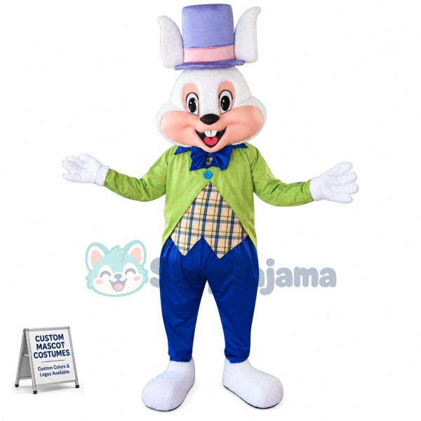 Happy Easter Rabbit Bunny Rabbit Mascot Costume