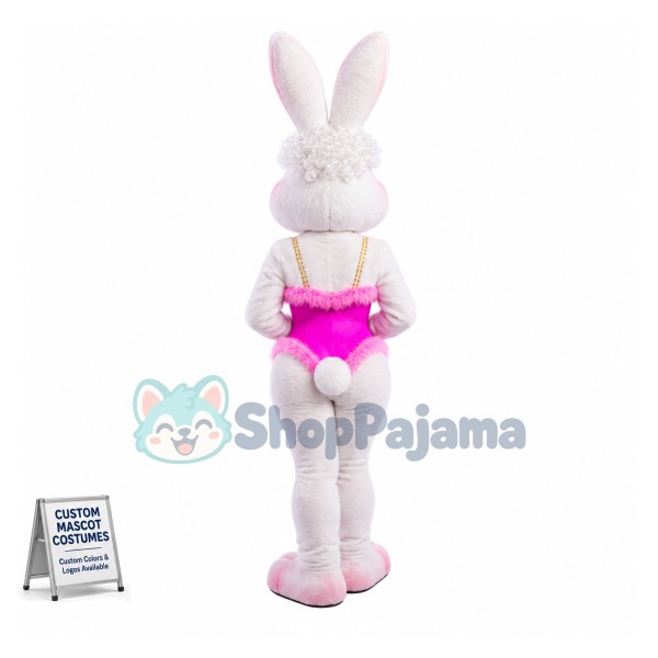 Happy Bunny Girl Mascot Costume