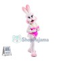 Happy Bunny Girl Mascot Costume