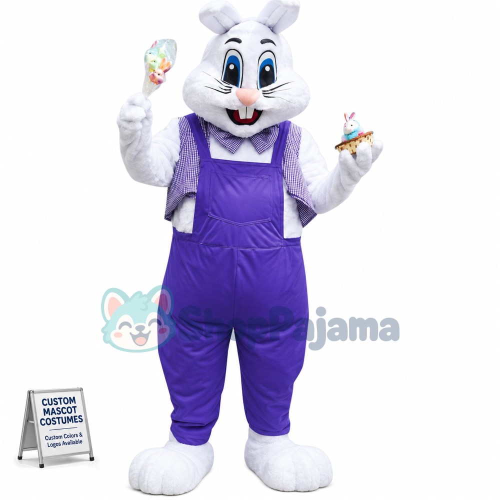 Superb Lightweight White Rabbit Mascot Costume