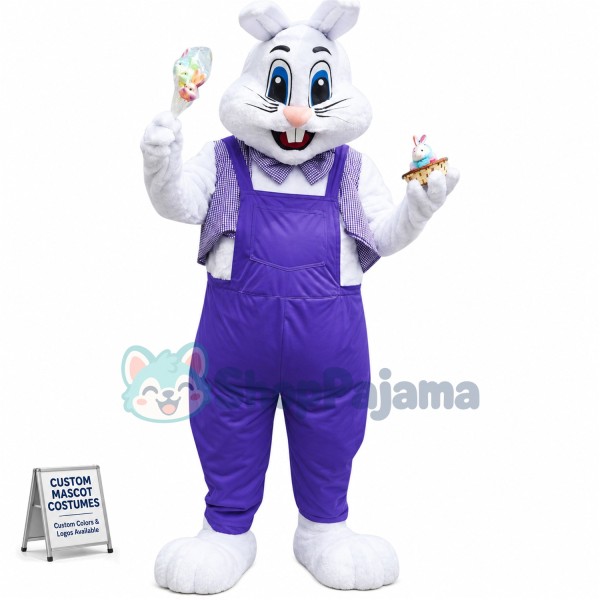 Superb Lightweight White Rabbit Mascot Costume