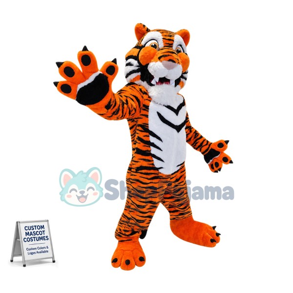 Superb Power Fierce Tiger Mascot Costume