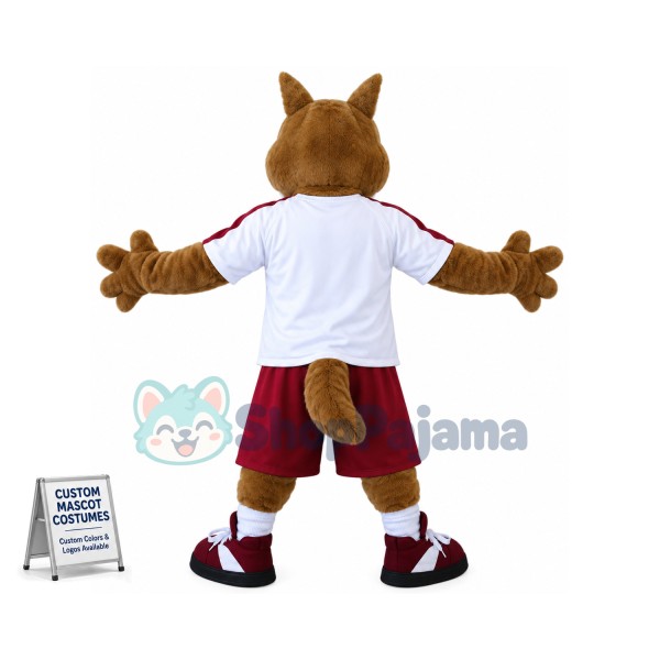 Superb Sport Fox Mascot Costume
