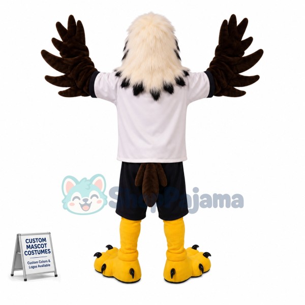 Superb Realistic University Eagle Mascot Costume