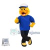 Superb College Duck Mascot Costume