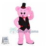 Super Pink Bear Mascot Costume