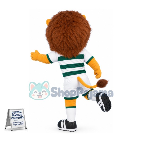 Superb Sport Lion Mascot Costume