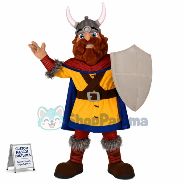 Superb Viking Mascot Costume
