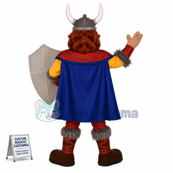 Superb Viking Mascot Costume