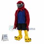 Superb Red Eagle Mascot Costume