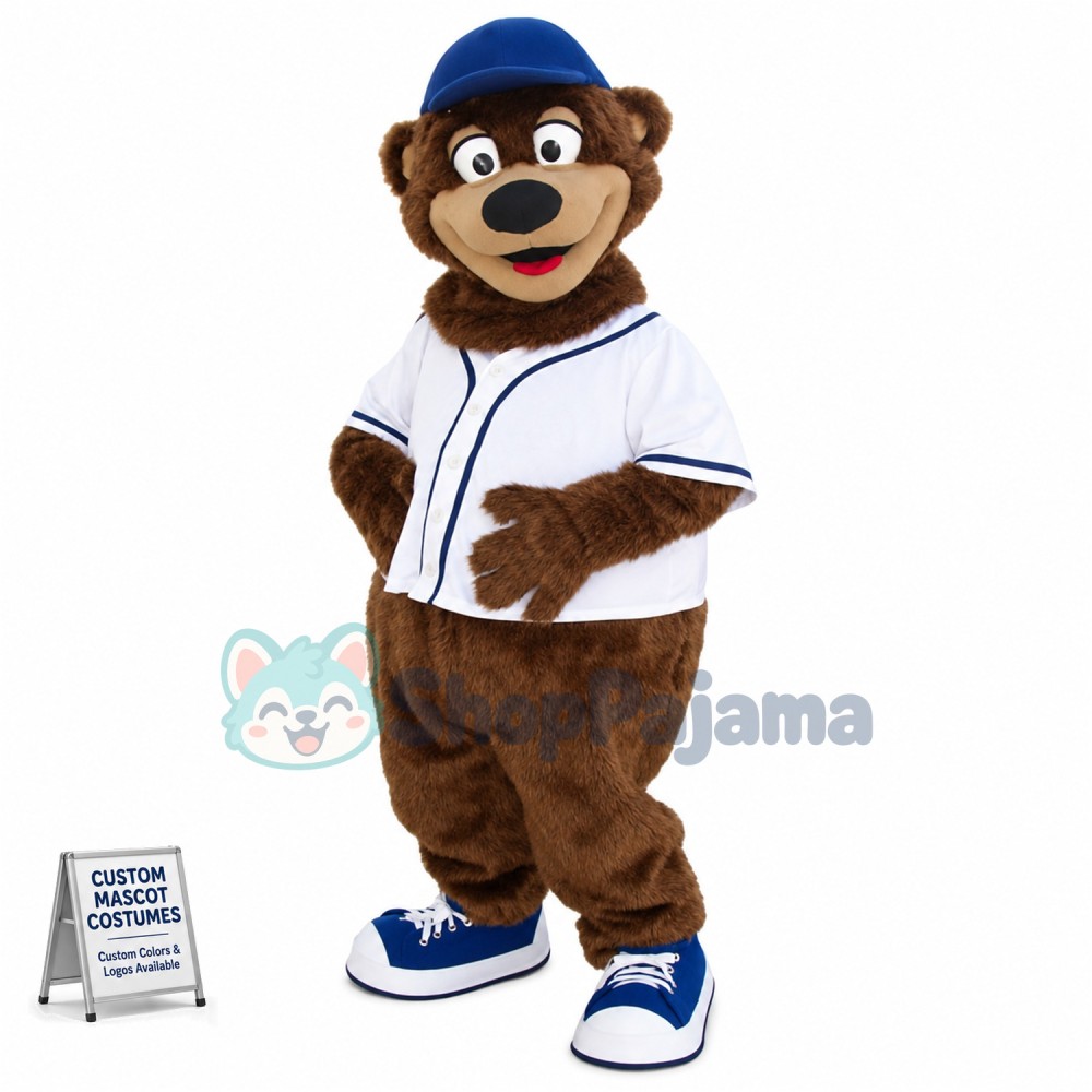Superb Sport Bear Mascot Costume