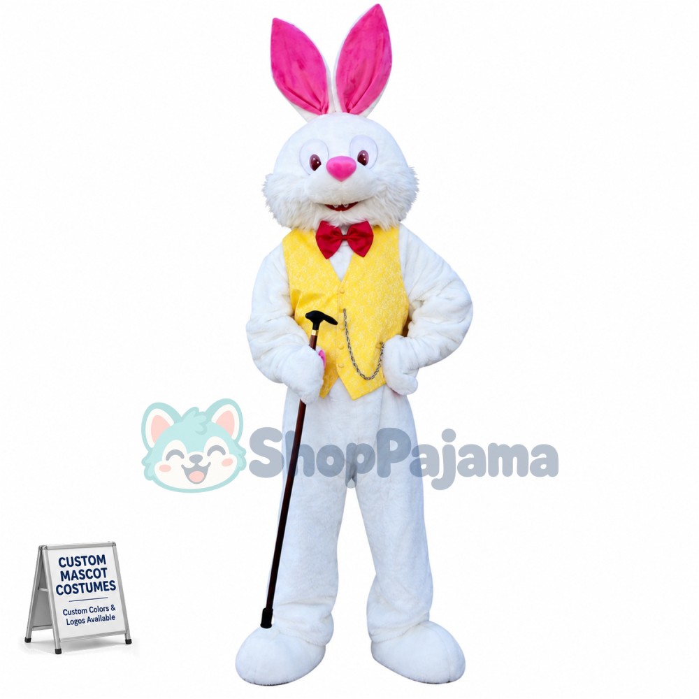 Deluxe Easter Bunny Mascot Costume