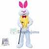 Deluxe Easter Bunny Mascot Costume