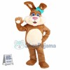 Easter Binky Bunny Mascot Costume