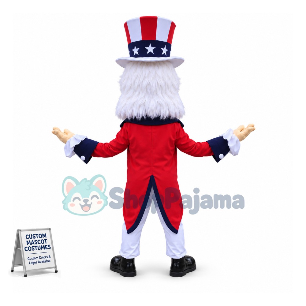 Superb Uncle Sam Mascot Costume