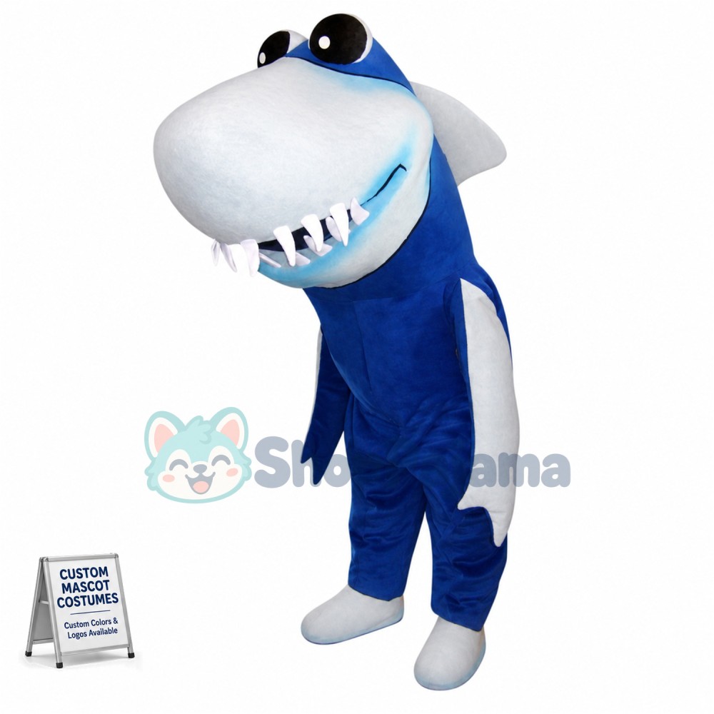 Big Eye Shark Mascot Costume
